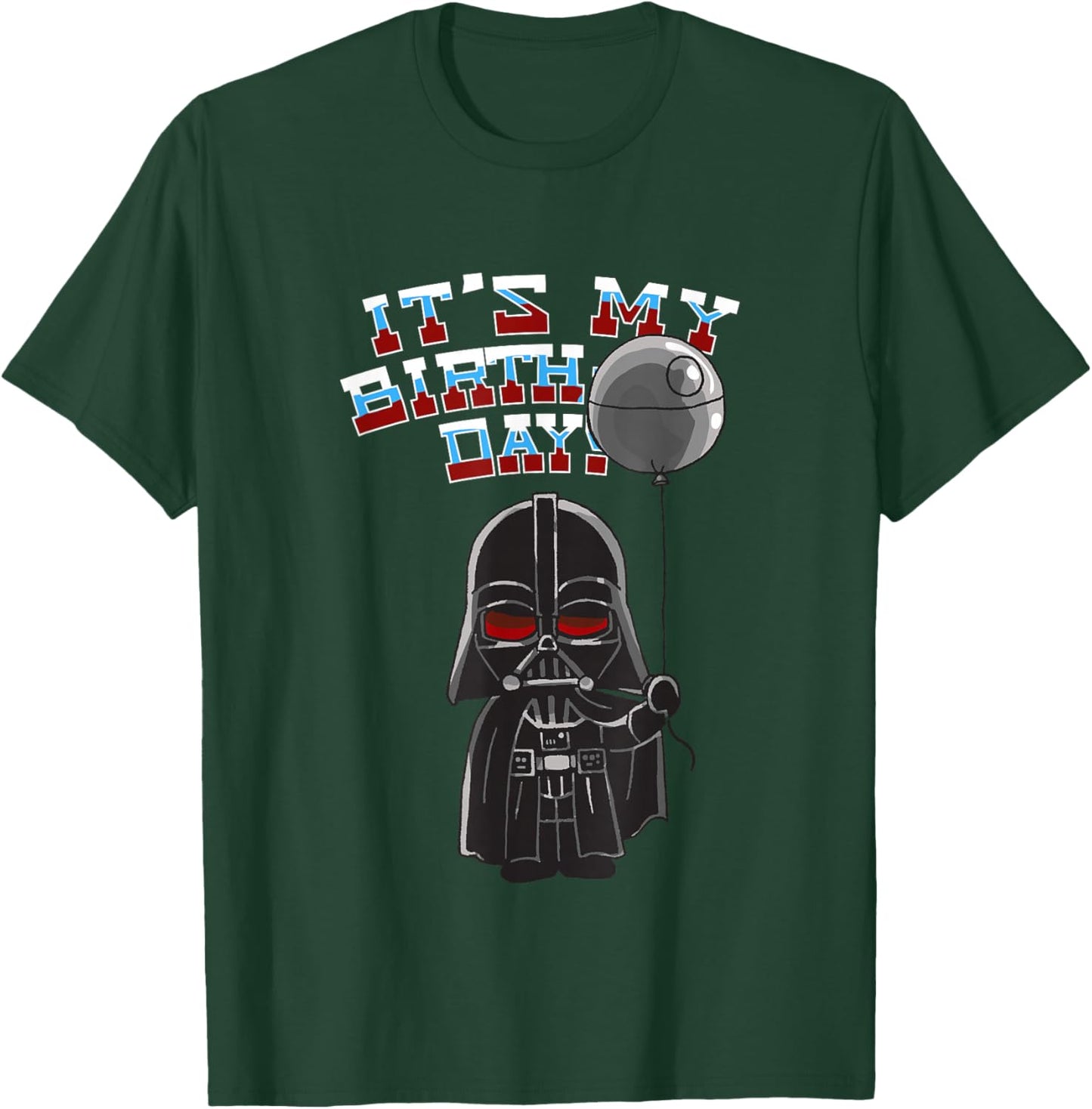 Star Wars Darth Vader Balloon Boy It's My Birthday T-Shirt - T-Shirt | Forest