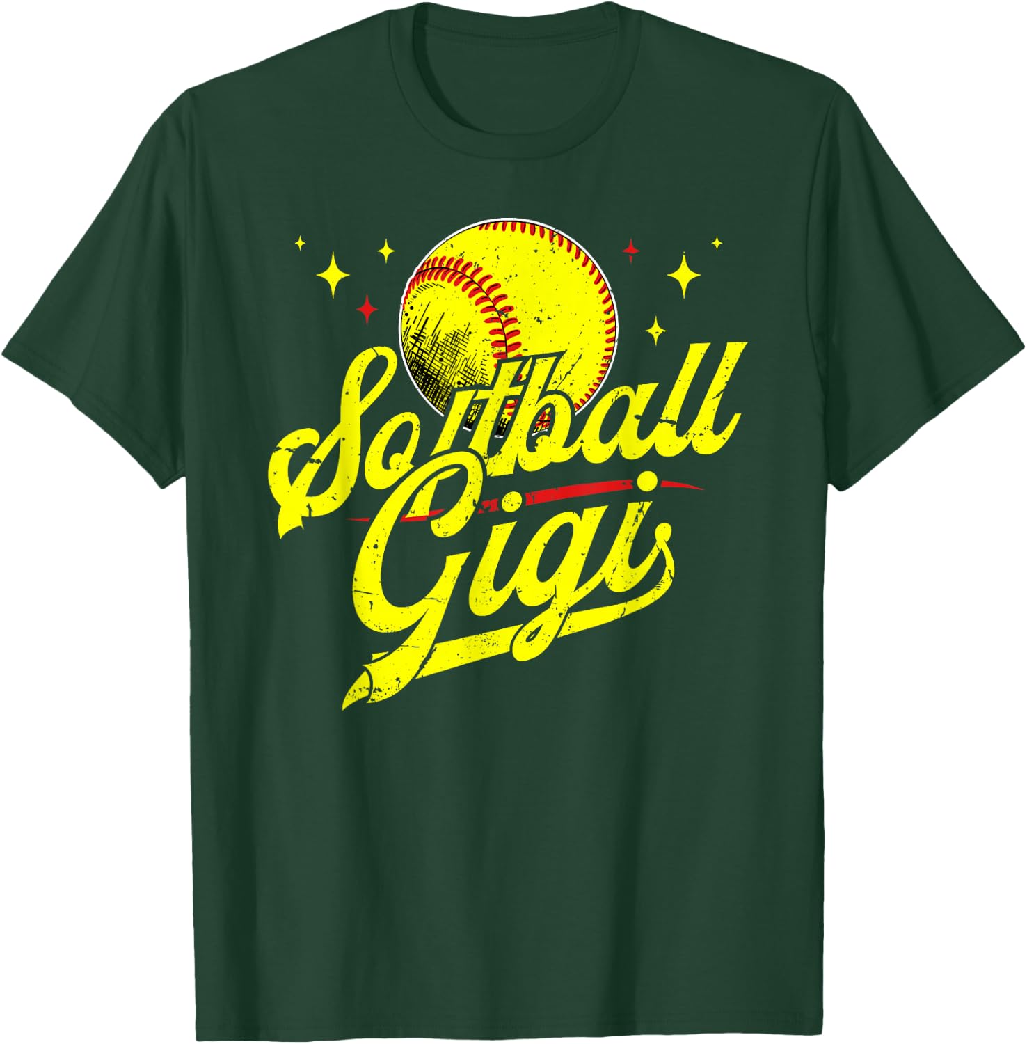 Softball Gigi Of A Softball Player Gigi T-Shirt - T-Shirt | Forest
