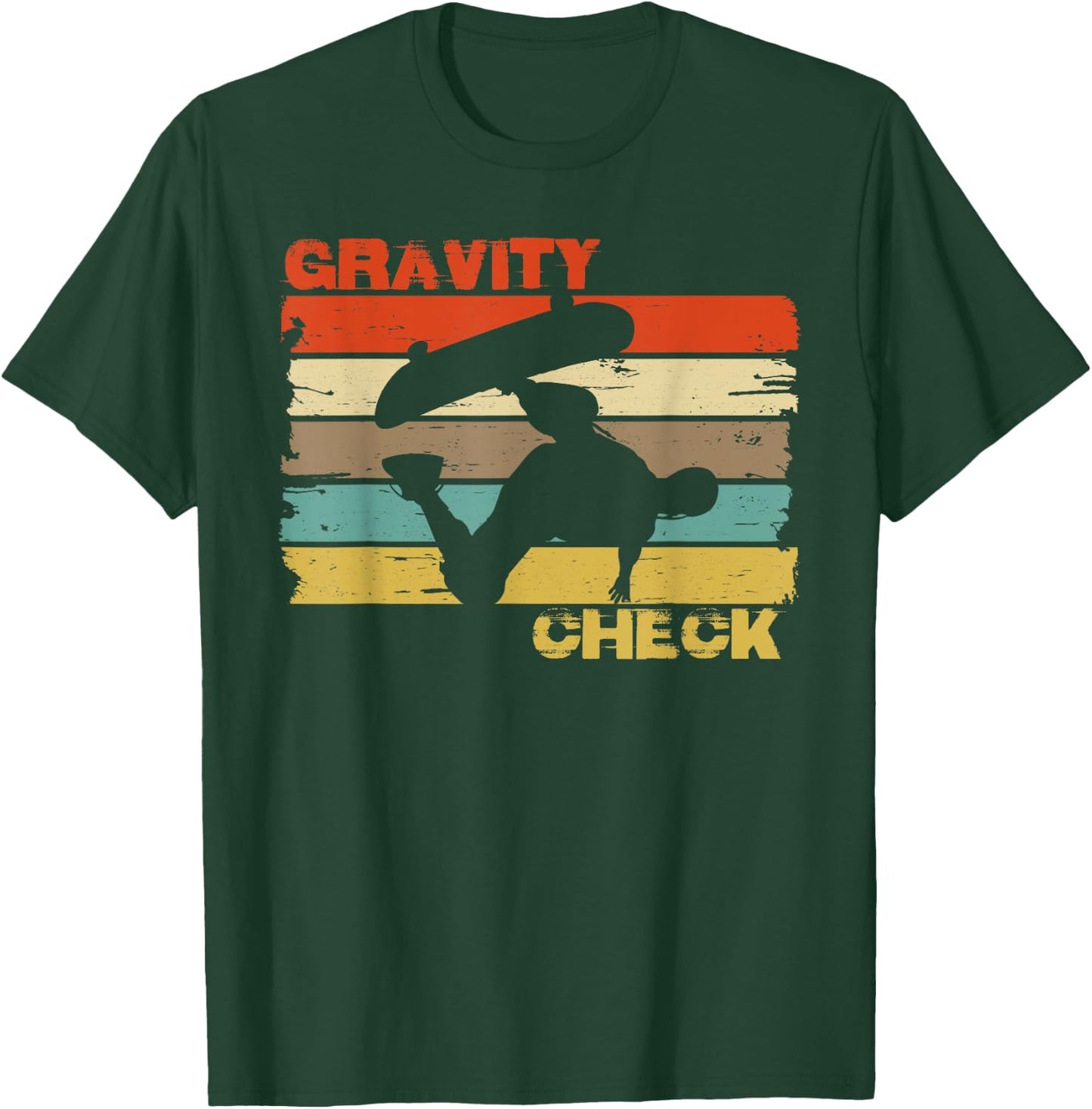 Vintage Skateboard Shirt. Retro Skate Ramp Skateboarder T-Shirt - T-Shirt | Forest
