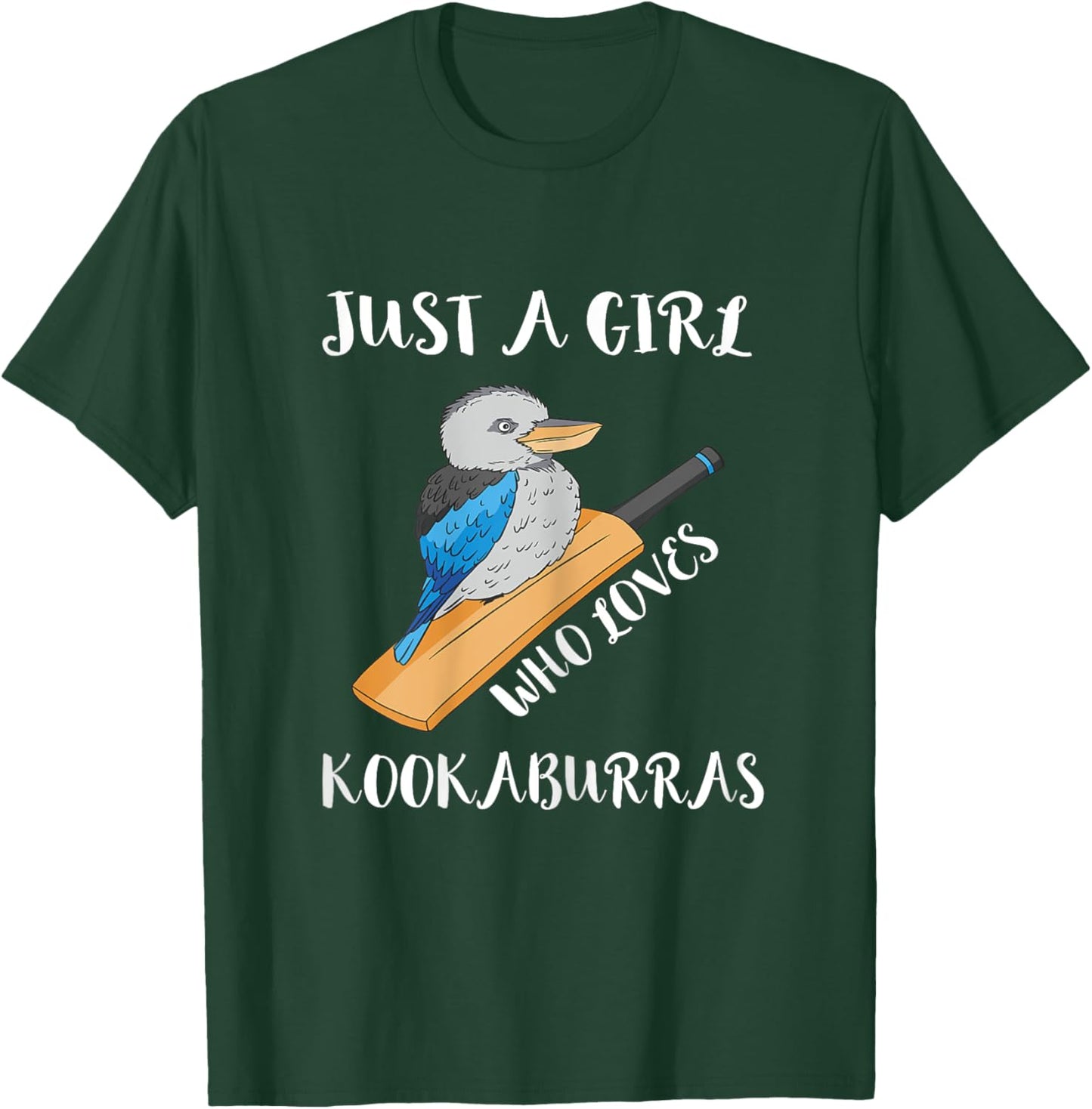 Kookaburra Bird Just A Girl Kookaburra Lover Birdwatcher T-Shirt - T-Shirt | Forest