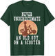 Never Underestimate An Old Man With A Scooter Pro Scooters T-Shirt - T-Shirt | Forest