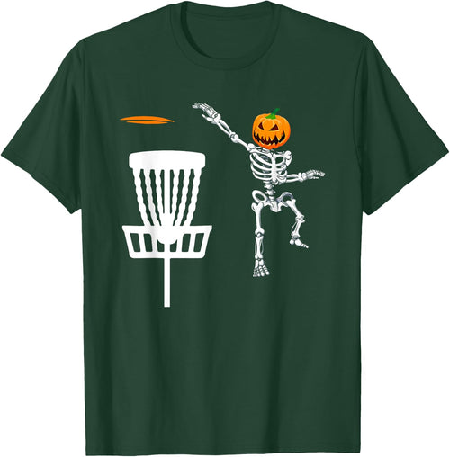 Skeleton Disc Golf Halloween Pumpkin