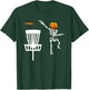 Skeleton Disc Golf Halloween Pumpkin T-Shirt - T-Shirt | Forest