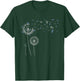Puff Ball Dandelion Insect Beautiful Dragonfly T-Shirt - T-Shirt | Forest