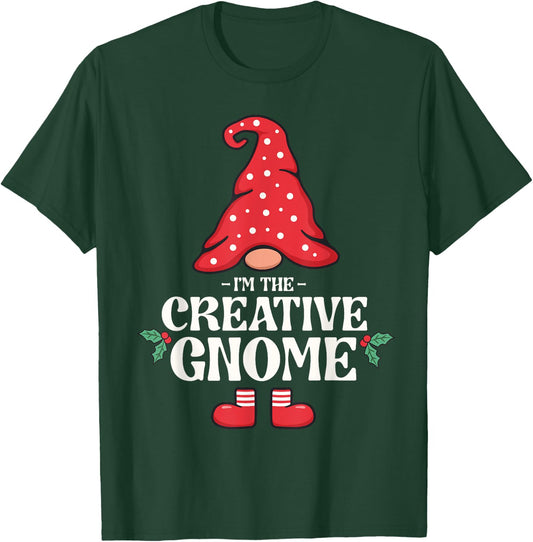 The Creative Gnome Funny Family Matching Group Christmas T-Shirt - T-Shirt | Forest