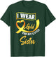 I Wear Gold For My Little Sister Childhood Cancer Awareness T-Shirt - T-Shirt | Forest