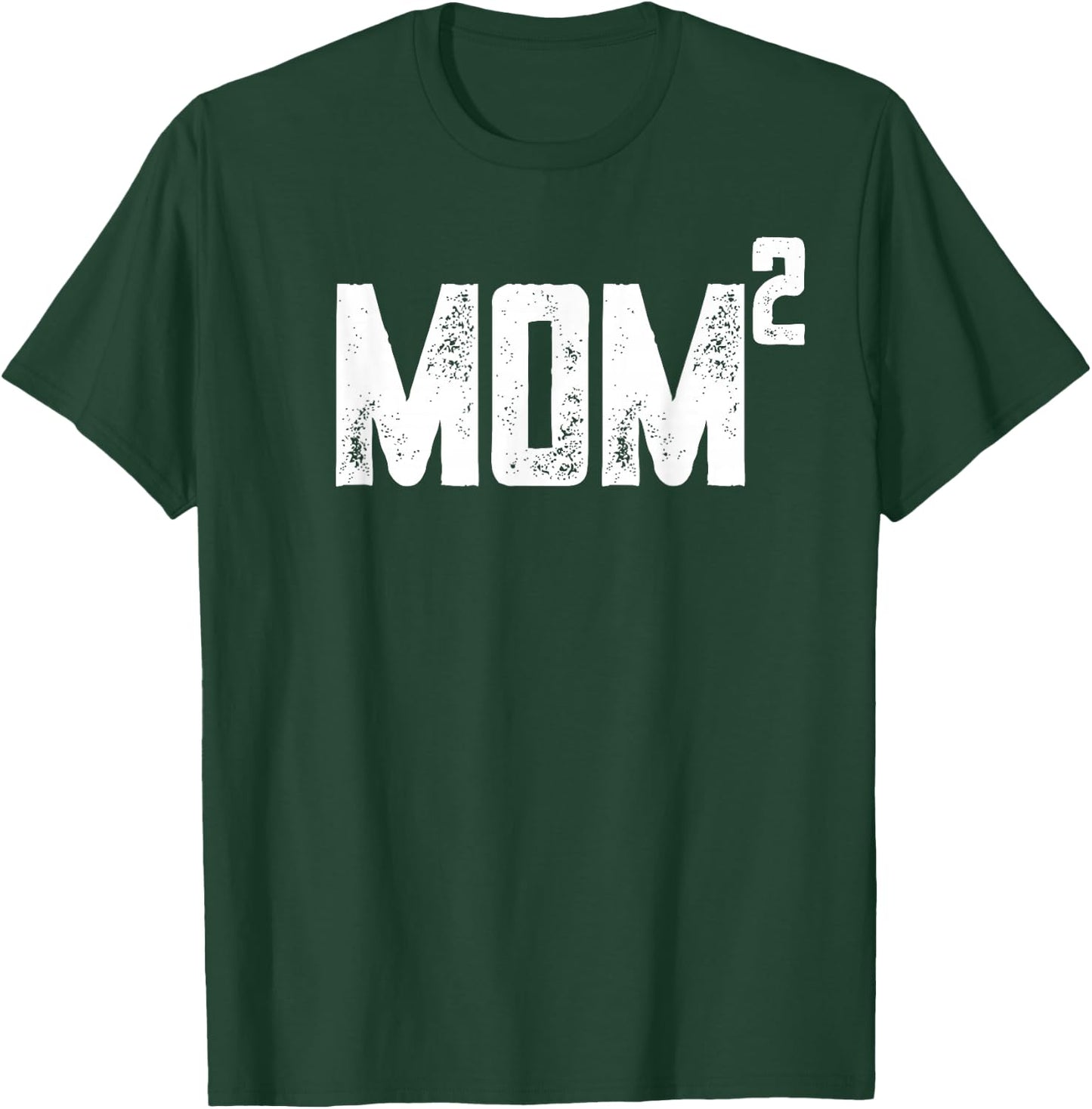 Distressed Mom to be of 2 kids - 2nd power squared shirt T-Shirt - T-Shirt | Forest