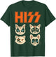Hiss Funny Cats Kittens Rock Rockin T-Shirt - T-Shirt | Forest