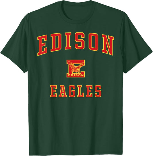 Edison High School Eagles T-Shirt - T-Shirt | Forest