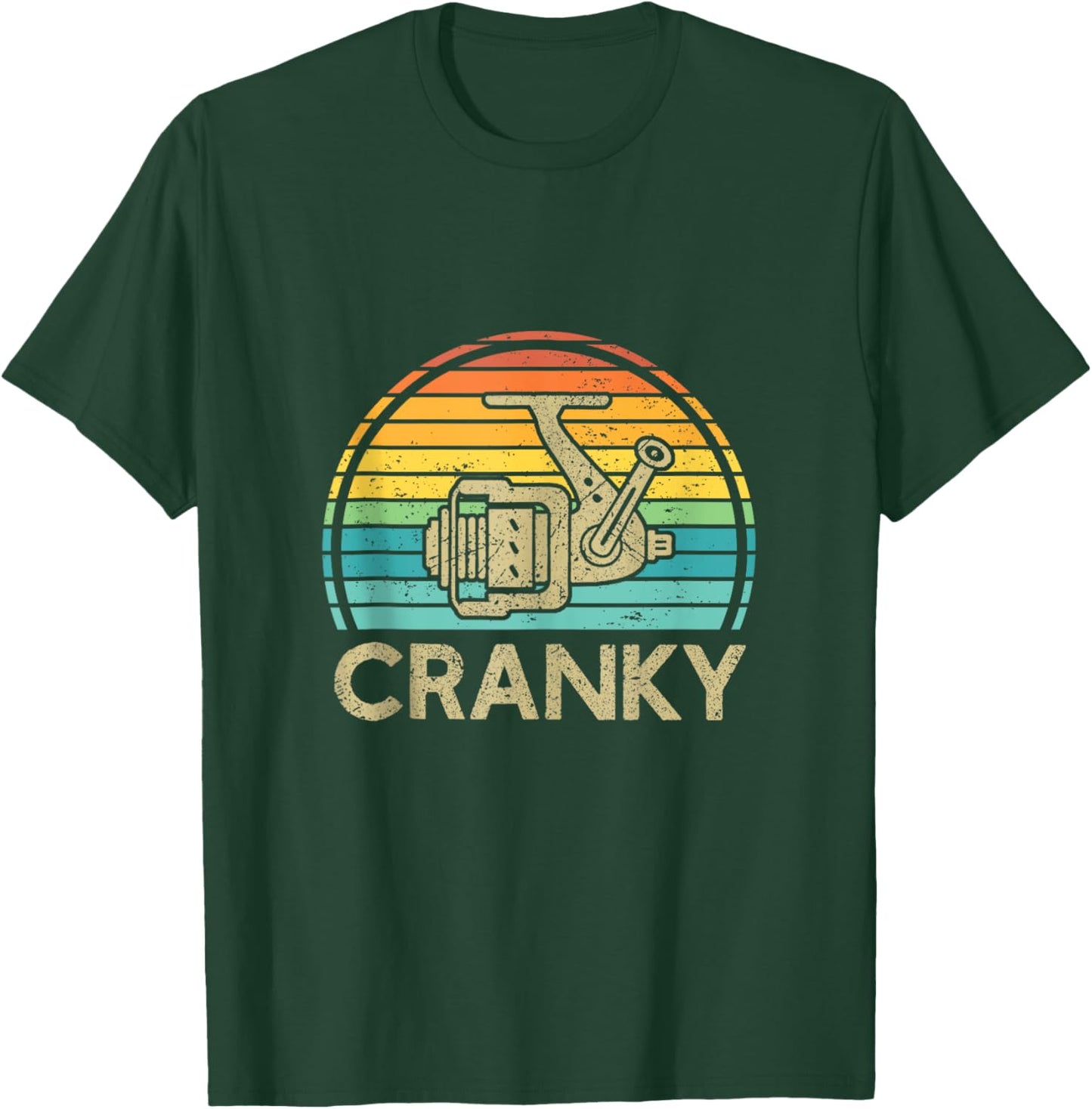 Crankbait Fishing Lure - Cranky Funny Gift Ideas For Fishing T-Shirt - T-Shirt | Forest