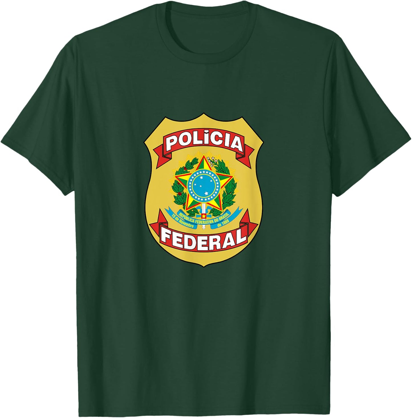 Policia Federal do Brasil T-Shirt - T-Shirt | Forest