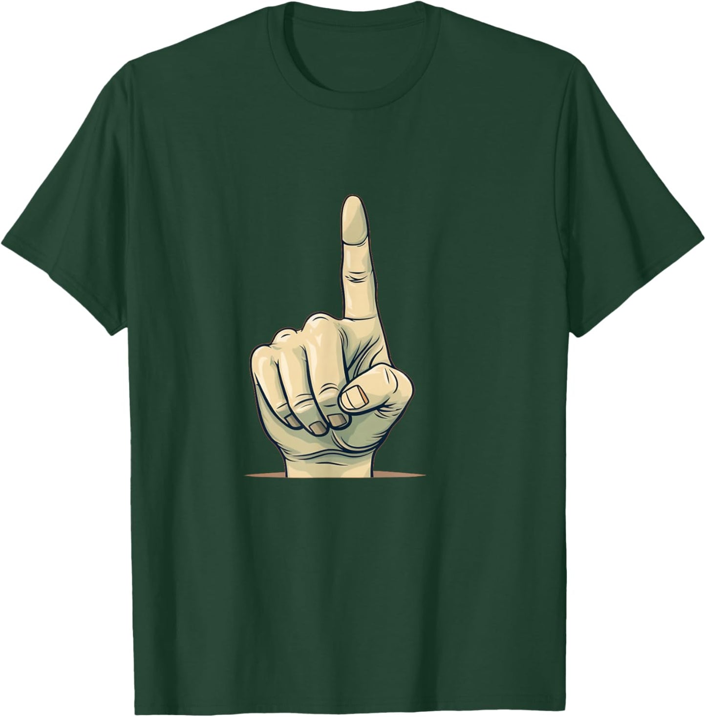 Funny index finger costume for forefinger lovers T-Shirt - T-Shirt | Forest