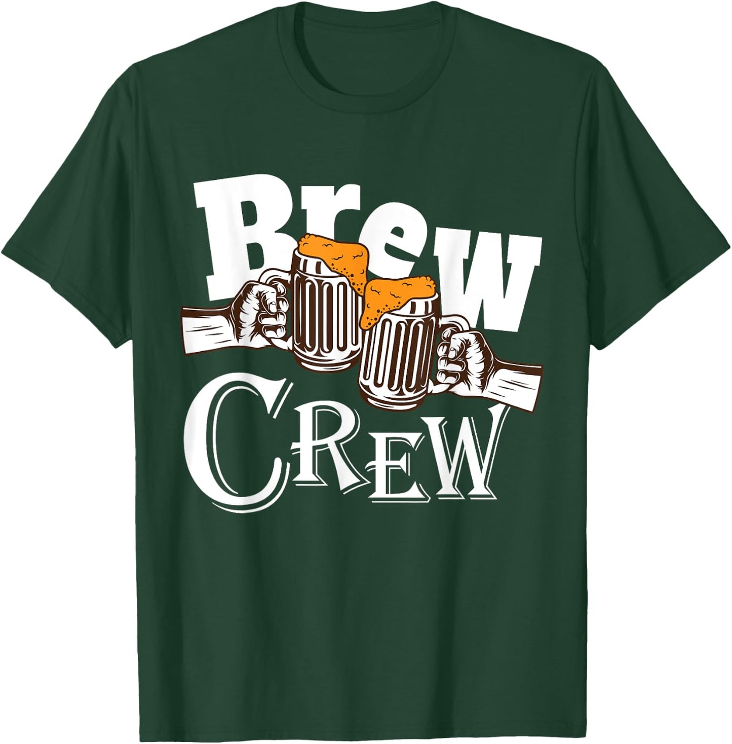 Brew Crew, Bachelors Party T shirt, Beer drinking crew squad T-Shirt - T-Shirt | Forest