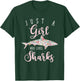 Just A Girl Who Loves Sharks T-Shirt - T-Shirt | Forest