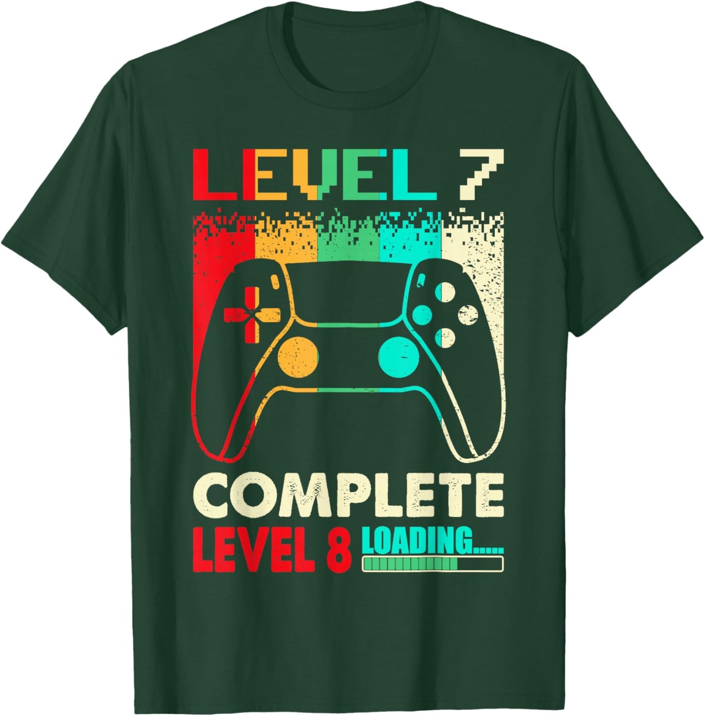 Level 7 Complete Level 8 Loading 7 Years Wedding Anniversary T-Shirt - T-Shirt | Forest
