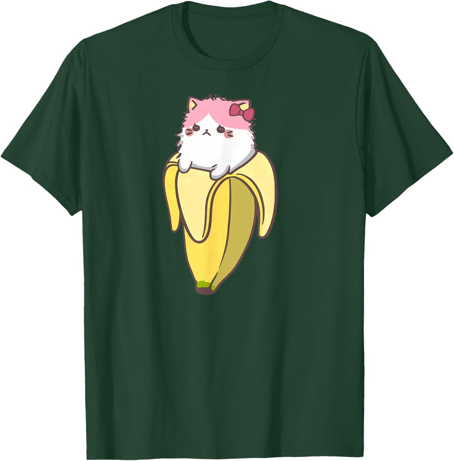 Banana Cat Funny Kawaii Bananya Gift Bday T-Shirt - T-Shirt | Forest