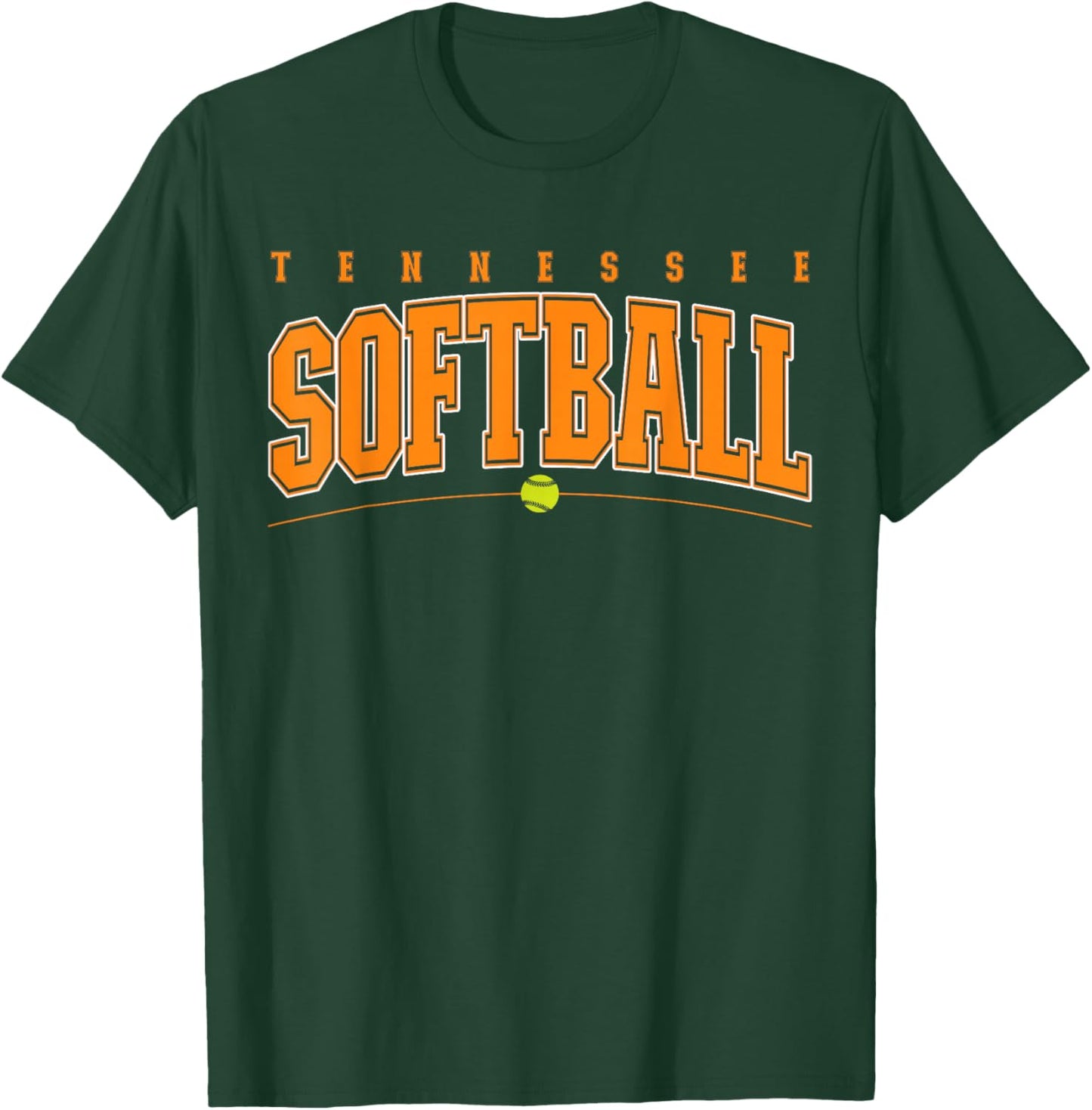 Tennessee Softball T-Shirt - T-Shirt | Forest