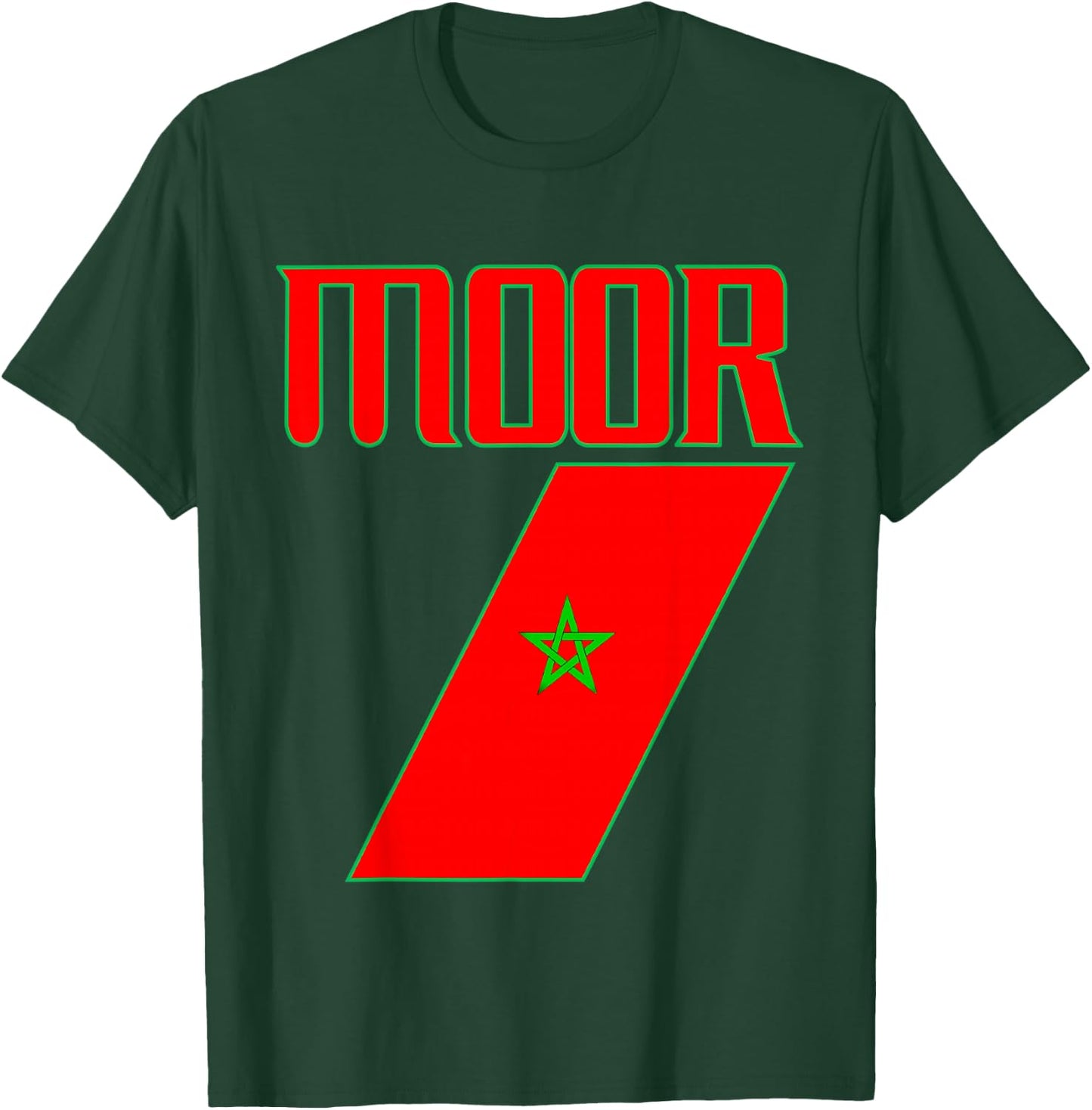 Moorish American 7 T-Shirt - T-Shirt | Forest