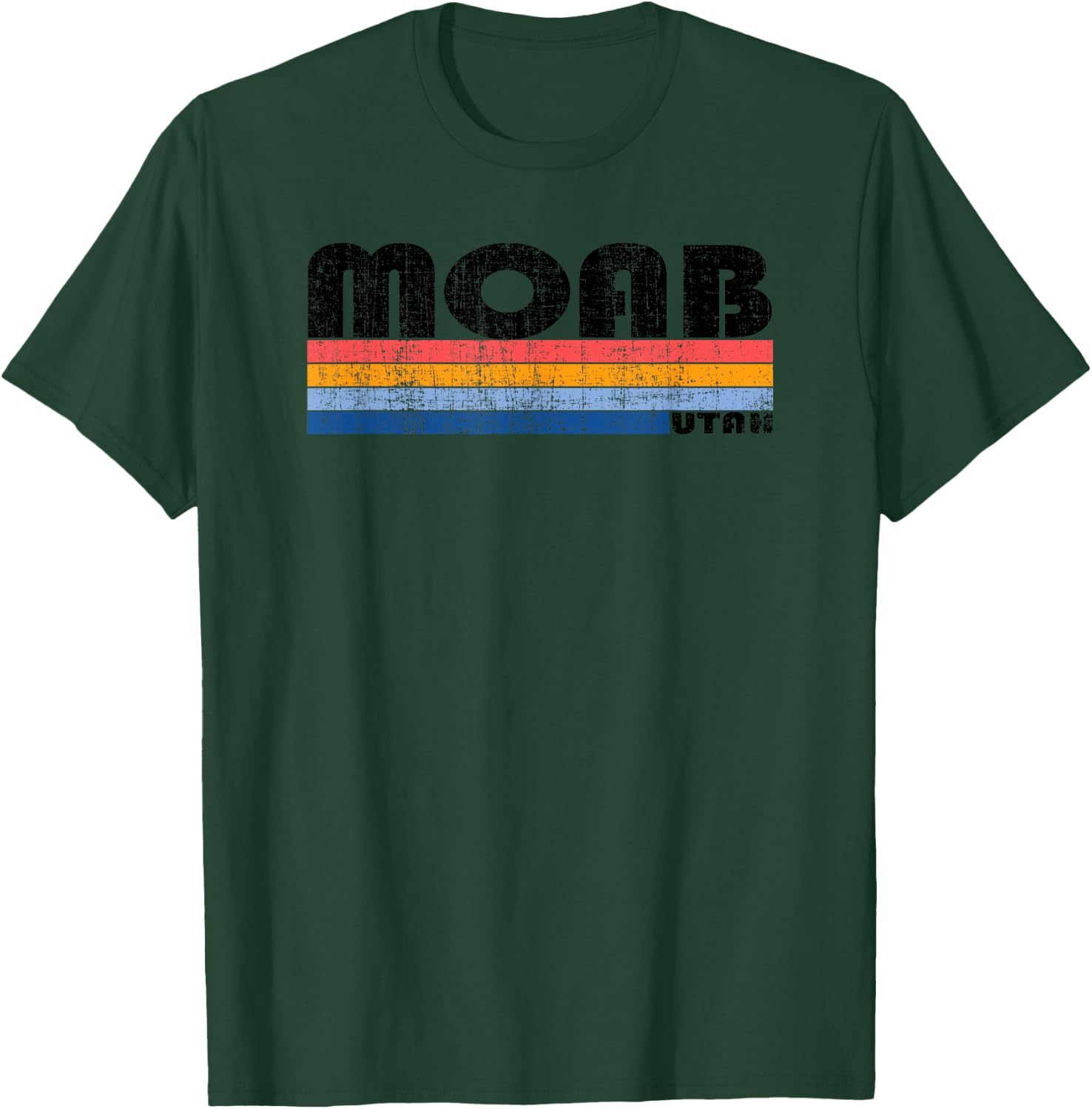 Vintage 70s 80s Style Moab, Utah T-Shirt - T-Shirt | Forest