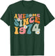 Awesome Since 1974 51st Birthday Retro Gifts Born In 1974 T-Shirt - T-Shirt | Forest