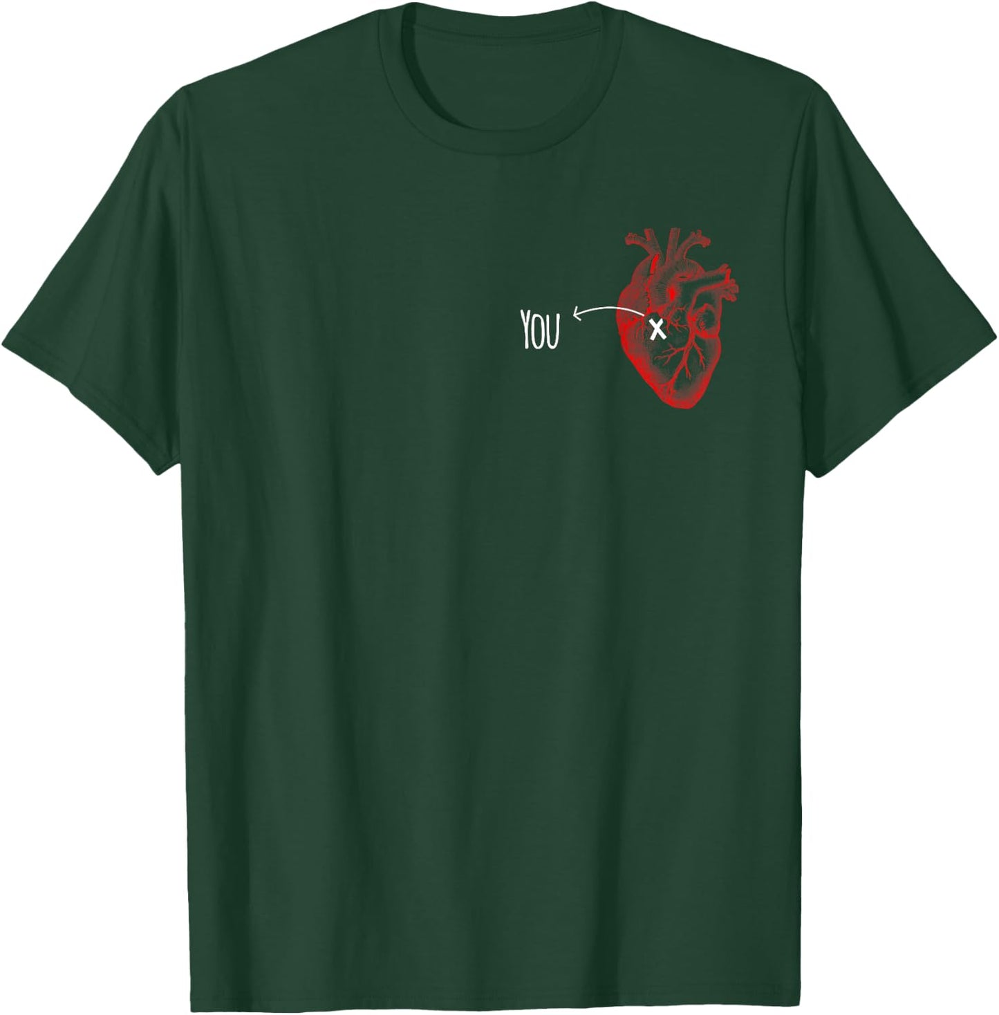 They are anatomical in my heart couple Valentine's Day T-Shirt - T-Shirt | Forest