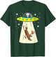 Alien Costume Ufo Thanksgiving Save a Turkey Family Funny T-Shirt - T-Shirt | Forest