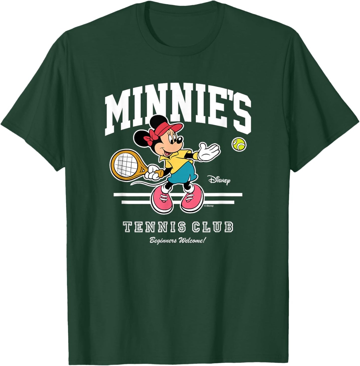 Disney - Minnie's Tennis Club T-Shirt - T-Shirt | Forest