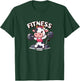 Cute Cow Fitness Workout Women Funny Gym Training T-Shirt - T-Shirt | Forest