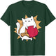 Ping Pong Paddle Ladies Cat Table Tennis Player Cats T-Shirt - T-Shirt | Forest