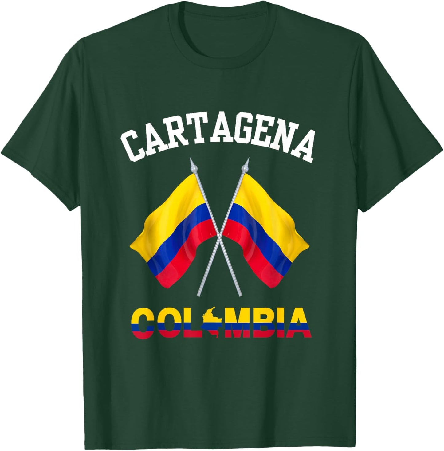 Colombia Cartagena T-Shirt - T-Shirt | Forest