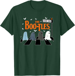 The Boo-tles, Funny Boo Halloween, Ghost Witchy Halloween T-Shirt - T-Shirt | Forest