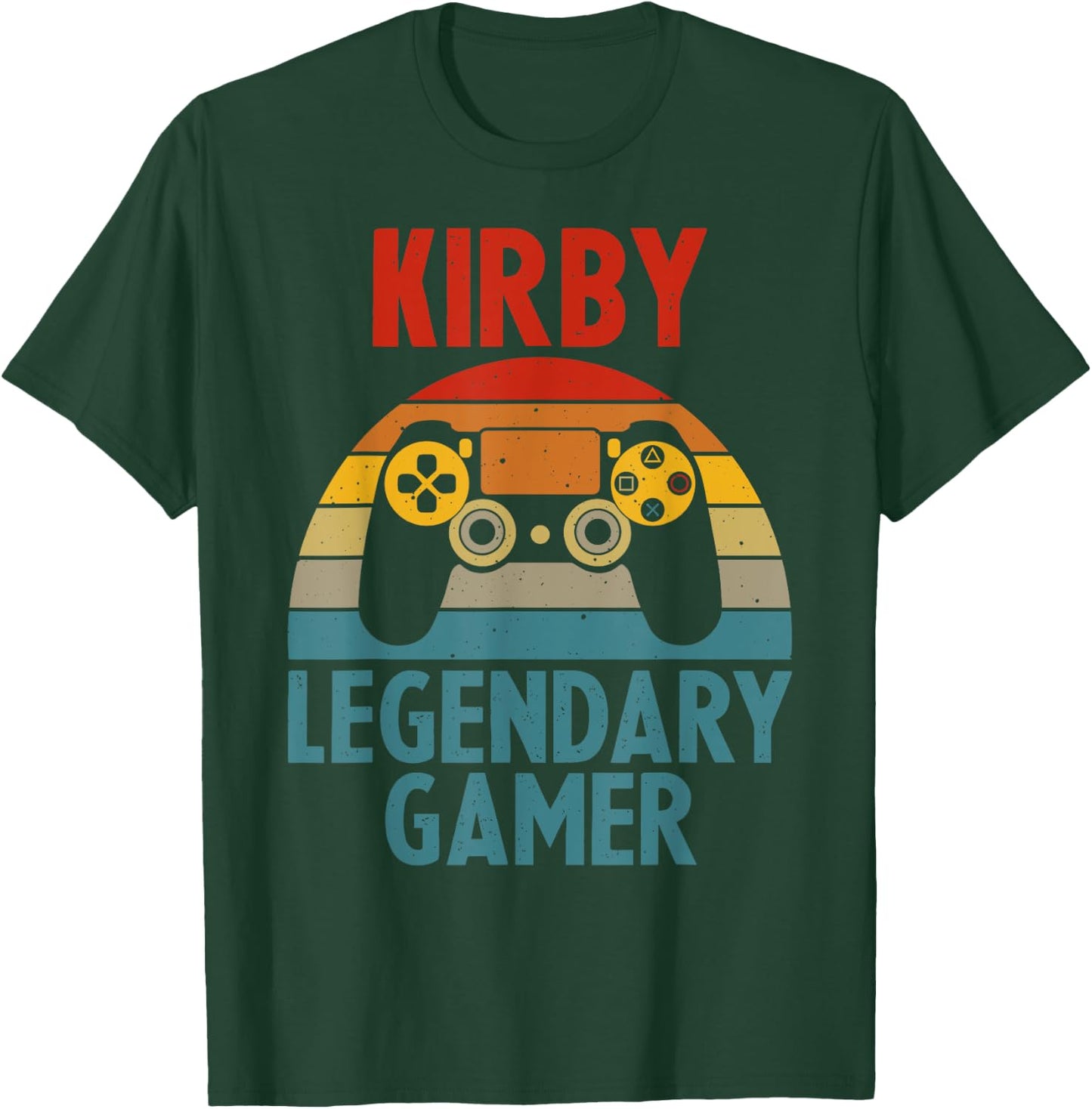 KIRBY Gift Name Personalized Funny Gaming Geek Birthday T-Shirt - T-Shirt | Forest
