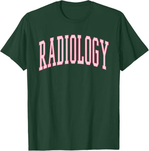 Radiology Cute Pink Preppy Nurse CT MRI Rad Tech T-Shirt - T-Shirt | Forest