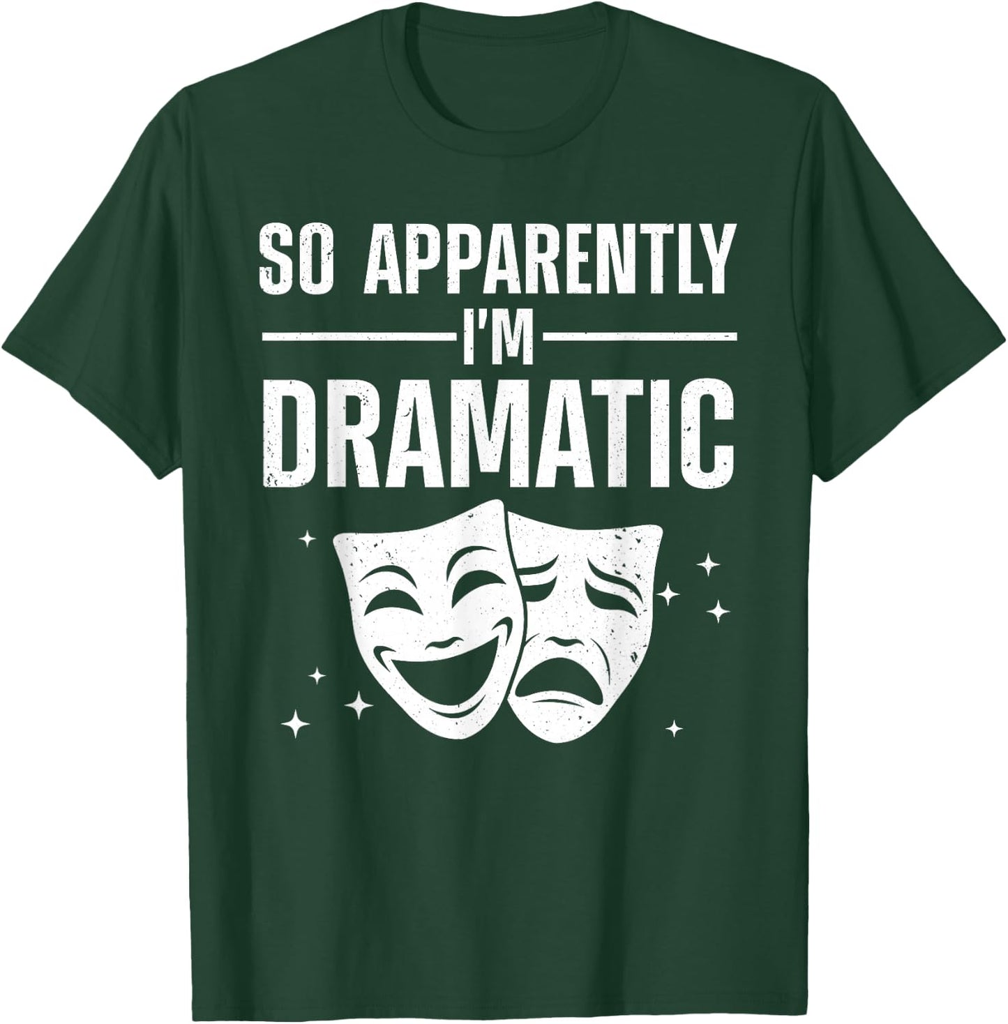 Cool Theater Art Women Musical Theater Drama Actor Small T-Shirt - T-Shirt | Forest