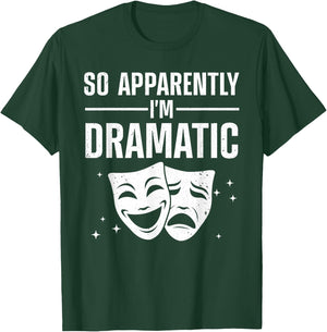 Cool Theater Art Women Musical Theater Drama Actor Small T-Shirt - T-Shirt | Forest