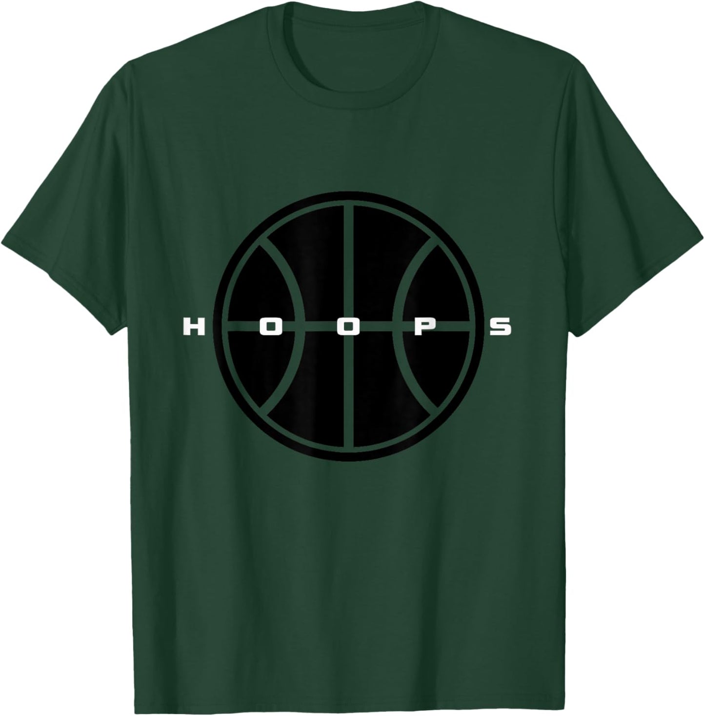 Hoops Basketball Apparel - Basketball T-Shirt - T-Shirt | Forest