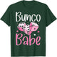 Bunco Babe Funny Bunco Game Night Women T-Shirt - T-Shirt | Forest