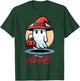 Halloween ghost. Here for the Haunts. T-Shirt - T-Shirt | Forest