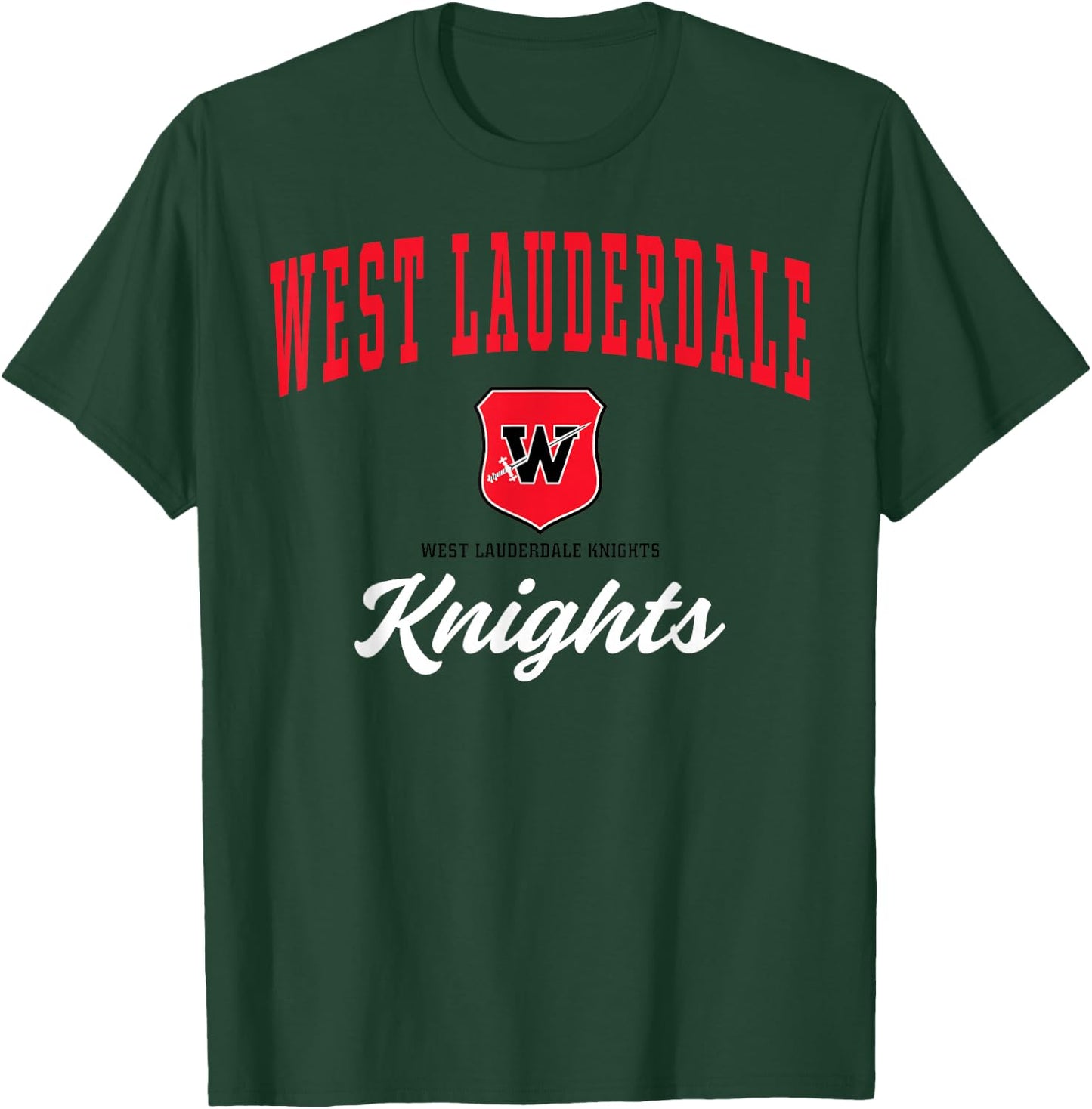 West Lauderdale High School Knights C3 T-Shirt - T-Shirt | Forest