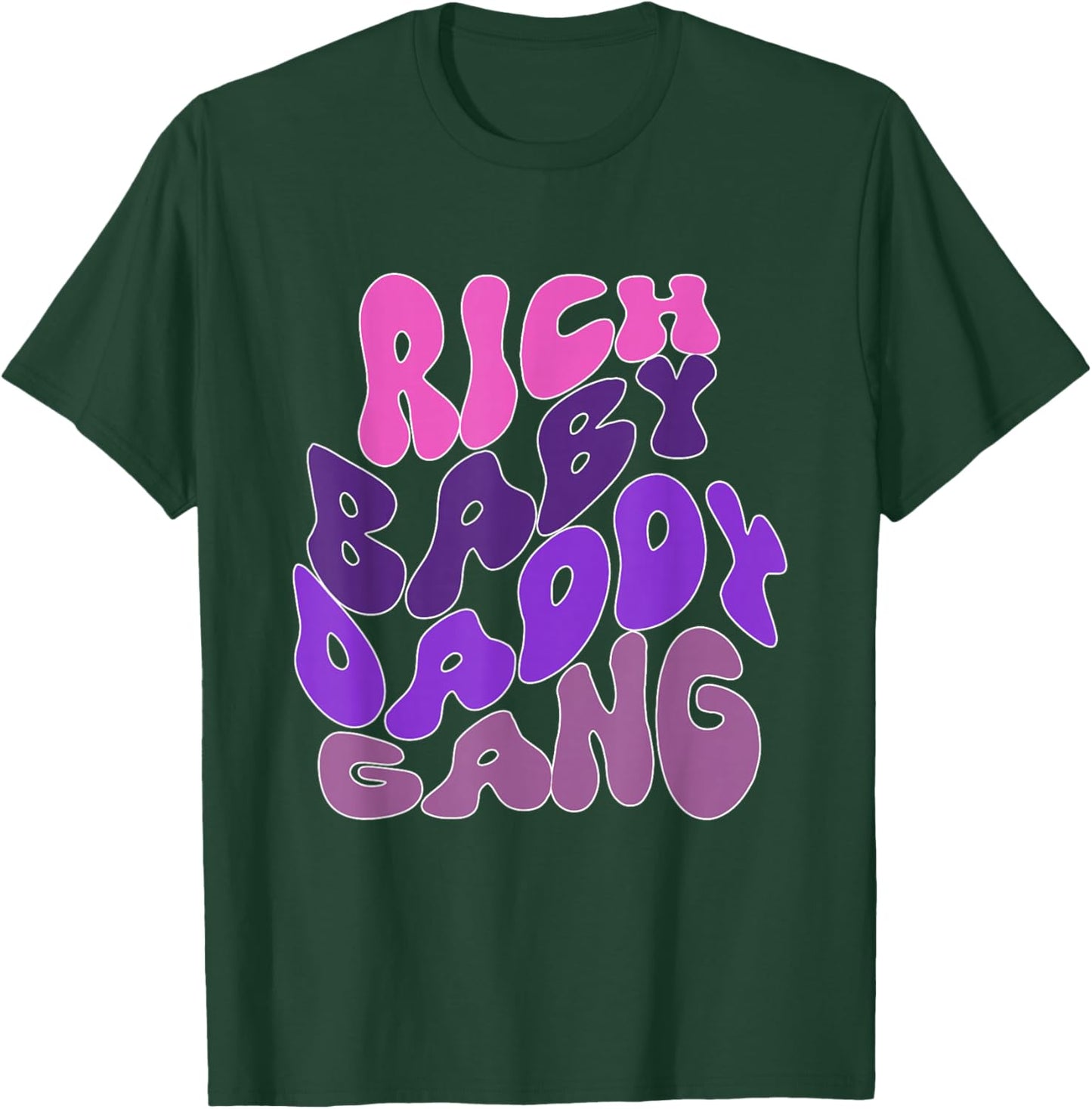 Rich Baby Daddy Gang Apparel , Small, Black T-Shirt - T-Shirt | Forest