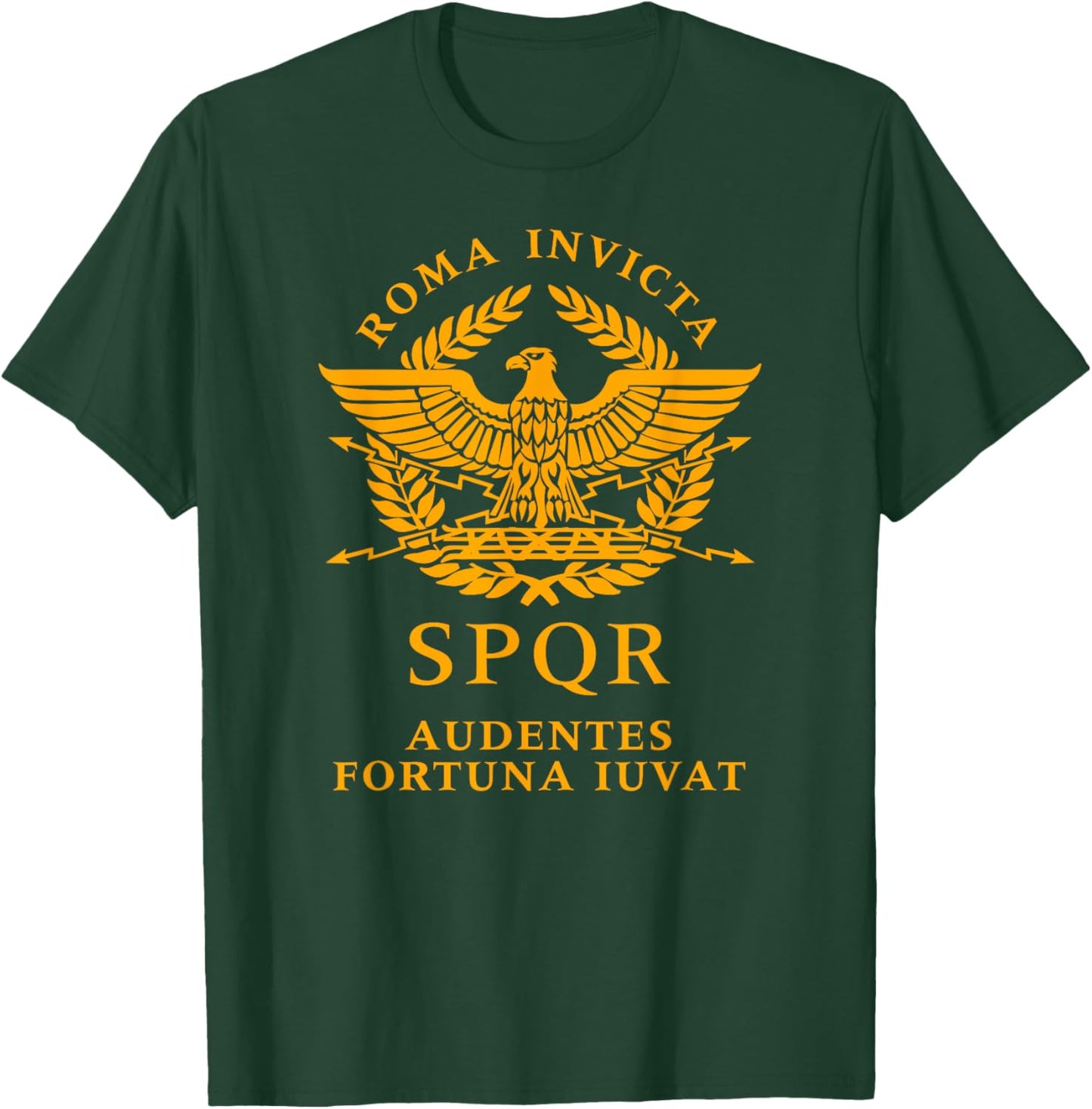SPQR Audentes Fortuna Iuvat T-Shirt - T-Shirt | Forest