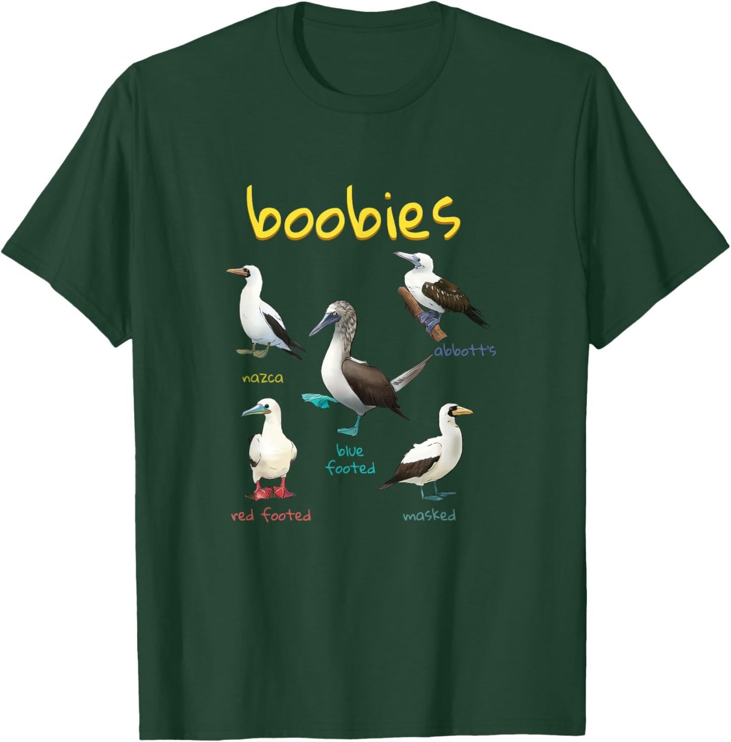 Boobie Bird Lover T-Shirt - T-Shirt | Forest