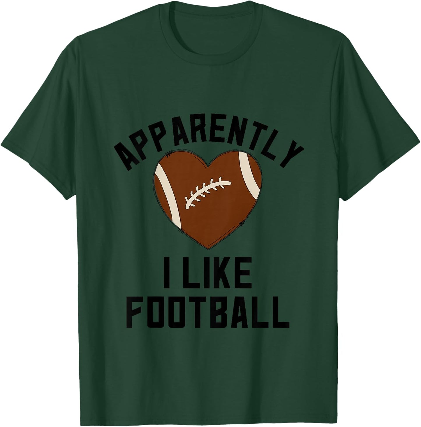 Kids Pink Football Shirts For Girls Apparently I Like Football T-Shirt - T-Shirt | Forest
