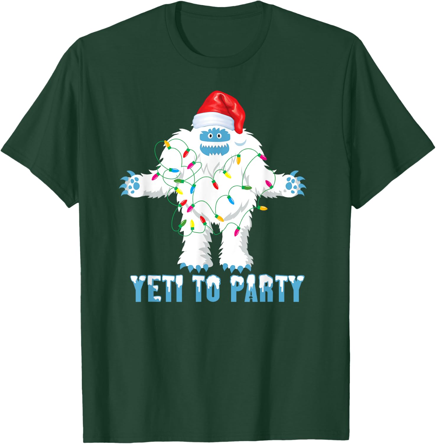 Christmas Yeti To Party shirt Cute Yeti for Christmas T-Shirt - T-Shirt | Forest