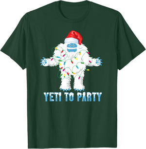 Christmas Yeti To Party shirt Cute Yeti for Christmas T-Shirt - T-Shirt | Forest