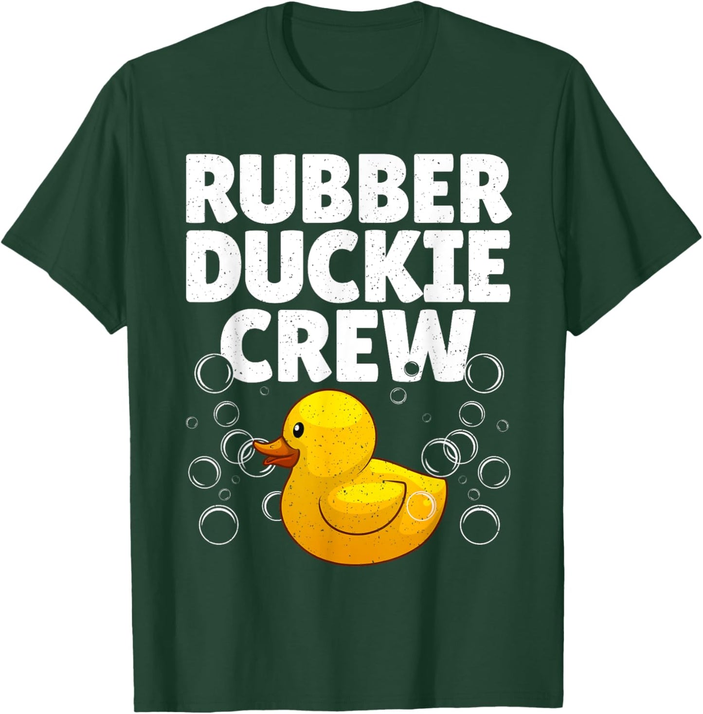 Best Rubber Duck Art Women Kids Rubber Duckie Crew T-Shirt - T-Shirt | Forest