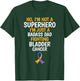Badass Dad Fighting Bladder Cancer Quote Funny Gift T-Shirt - T-Shirt | Forest