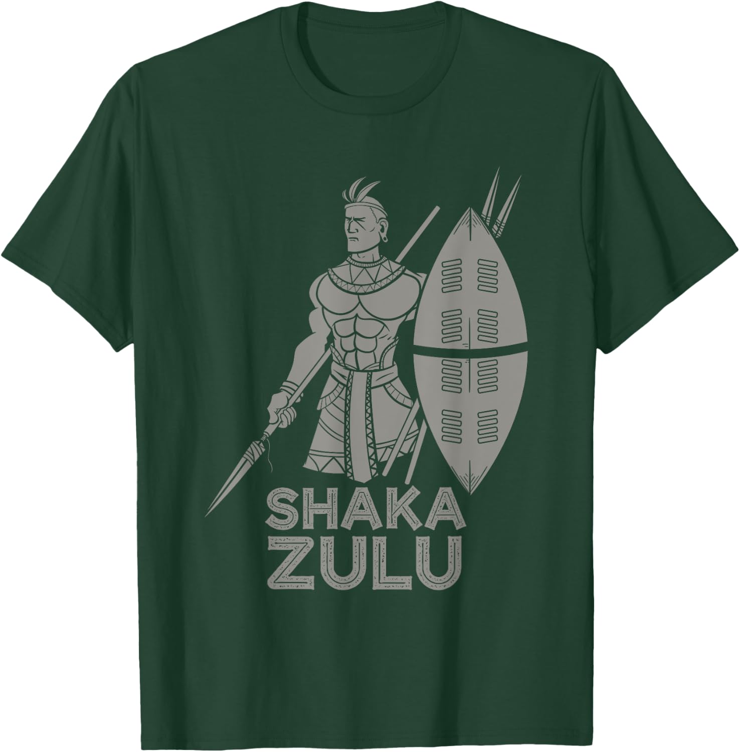 Cool Shaka Zulu African King Pride Funny Gift Women T-Shirt - T-Shirt | Forest