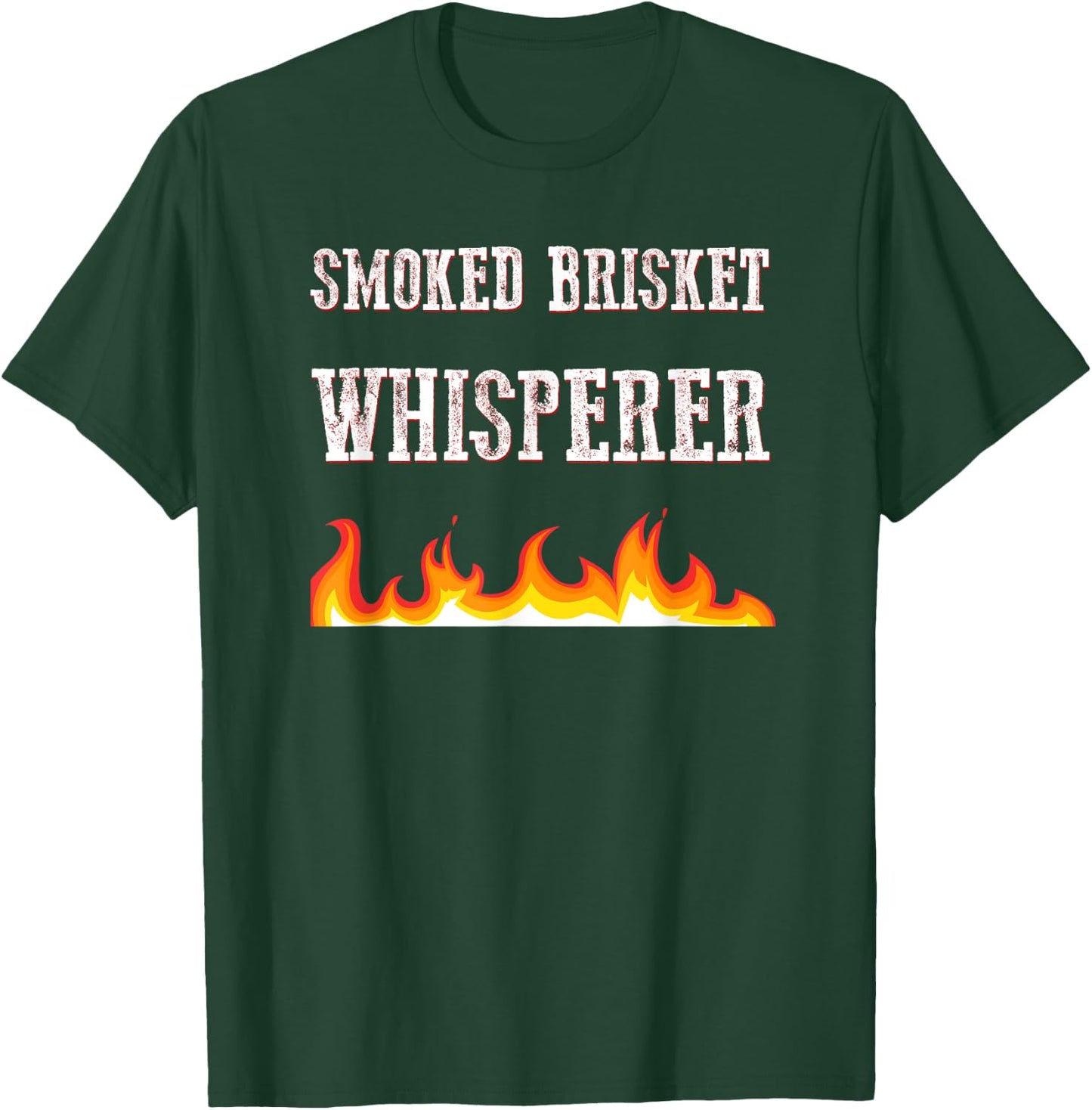 BBQ Theme - Smoked Brisket Whisperer - Smoking Meat Barbecue T-Shirt - T-Shirt | Forest