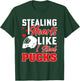 Stealing Heart Like I Steal Pucks Valentines Day Hockey kids T-Shirt - T-Shirt | Forest